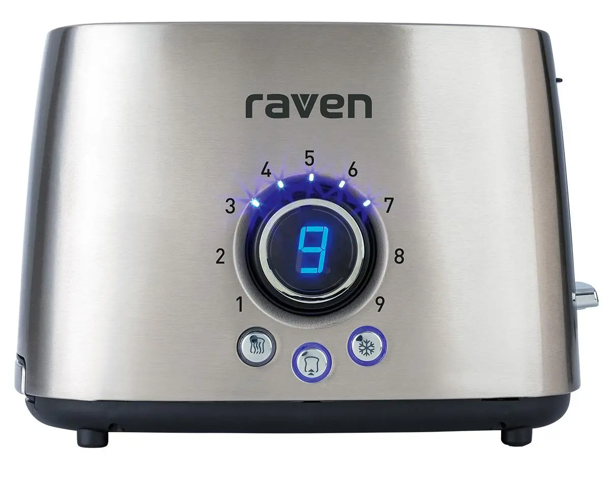 Toster Raven ET007 Ruszt do bułek Rozmrażanie 1000W