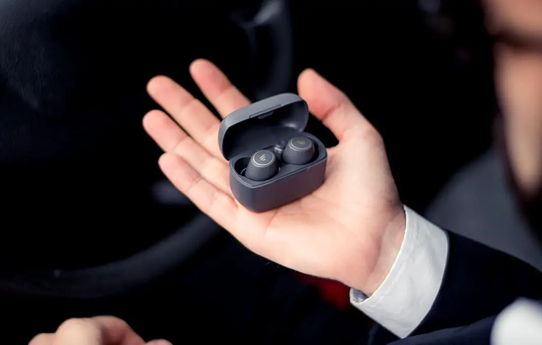 Słuchawki bezprzewodowe Edifier TWS1 PRO Dokanałowe Bluetooth 5.2 Szary