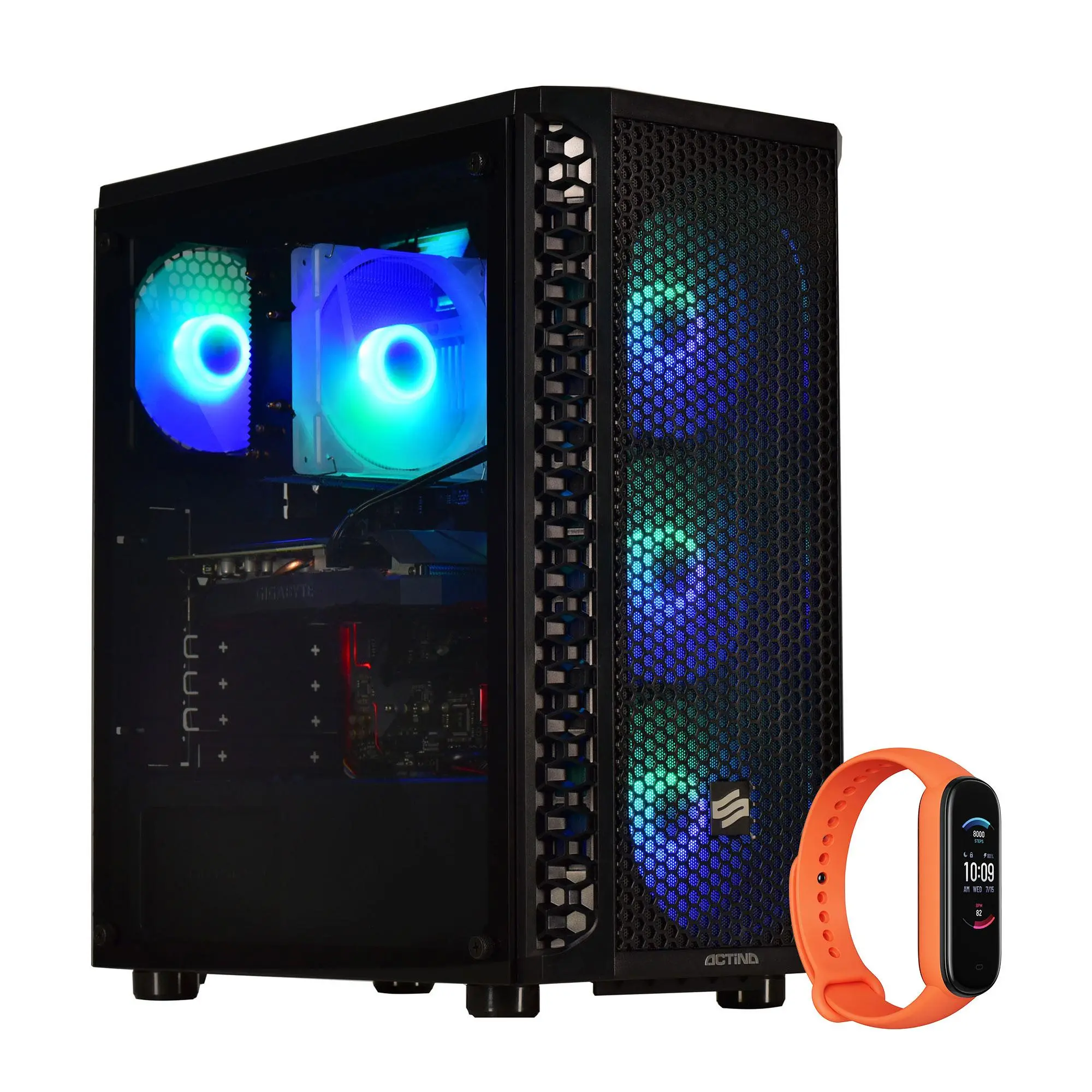 Komputer gamingowy Actina R5 3600 16GB RAM 500GB Dysk SSD GTX1660Ti Win10