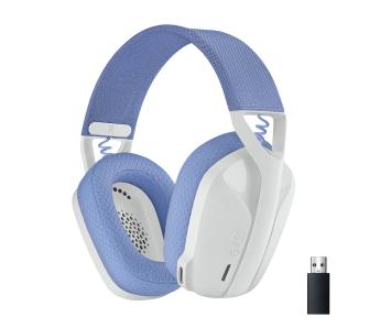 Słuchawki bezprzewodowe z mikrofonem Logitech G435 Lightspeed Nauszne Biały