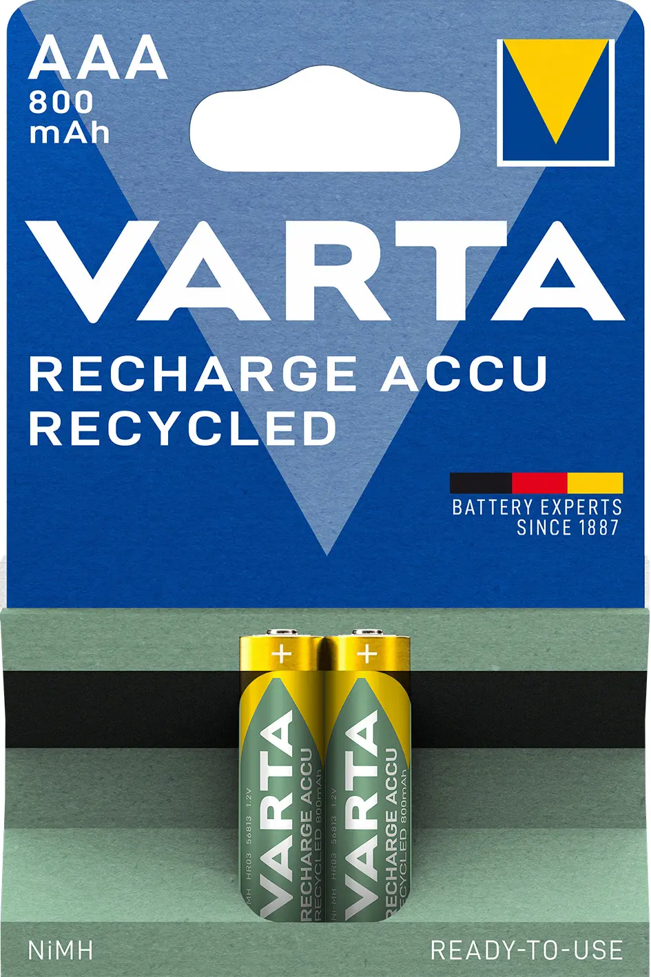 Akumulatorki VARTA Rechargeable ACCU Recycled AAA 800mAh 2szt.