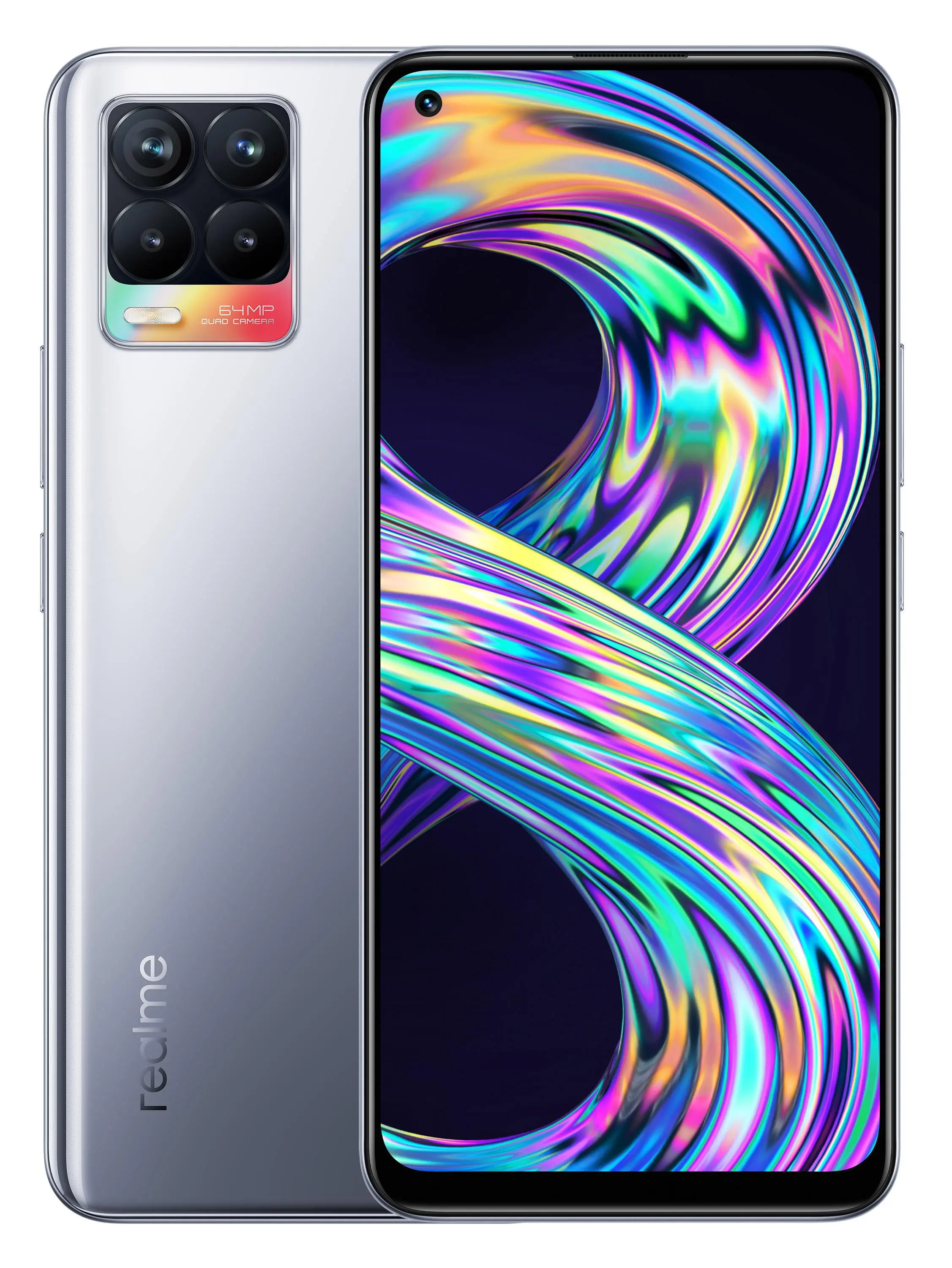 Smartfon realme 8  8/128GB 6,4" 60Hz 64Mpix Srebrny