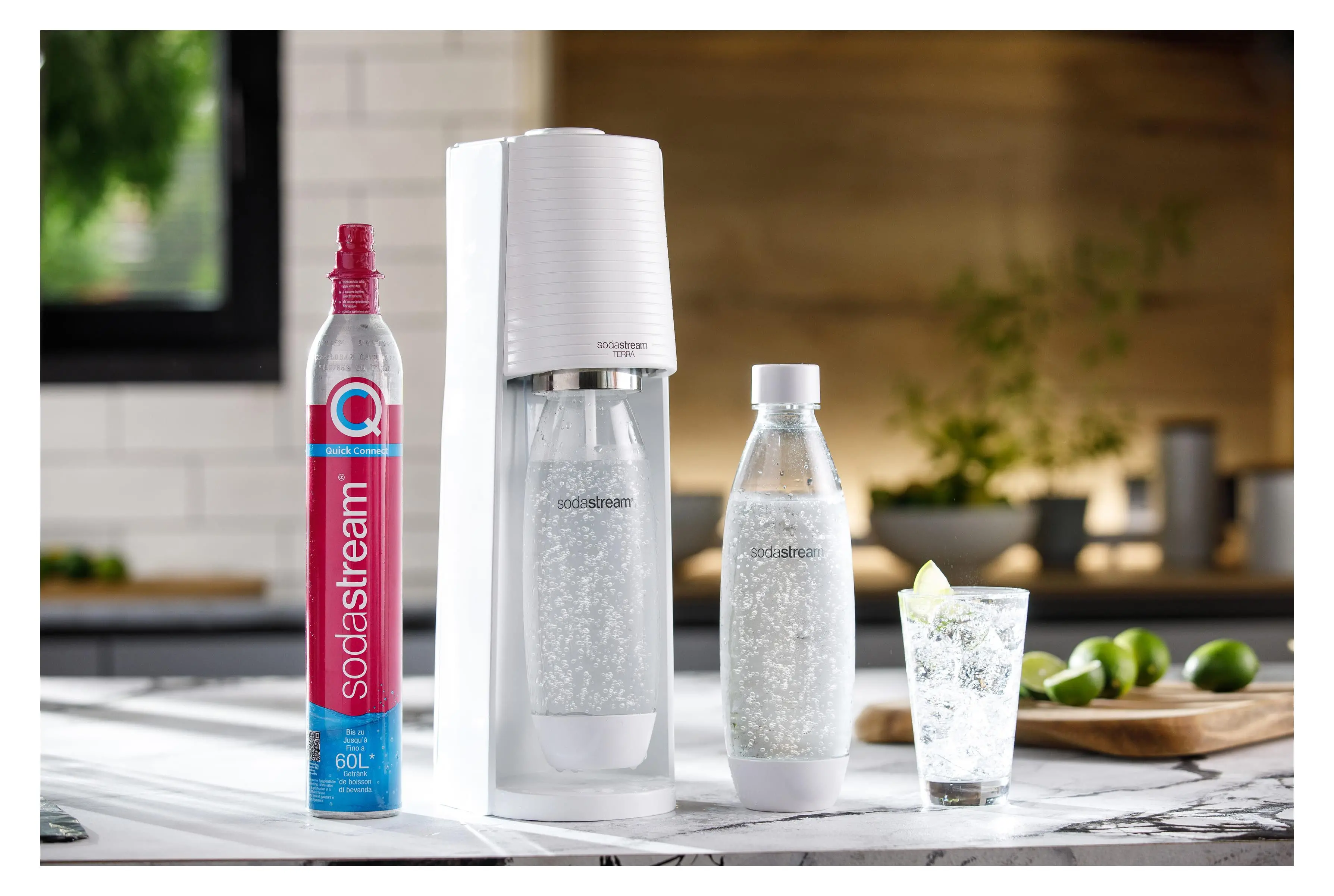 Sodastream Terra Biały + Nabój z gazem CO2 - Dobra cena