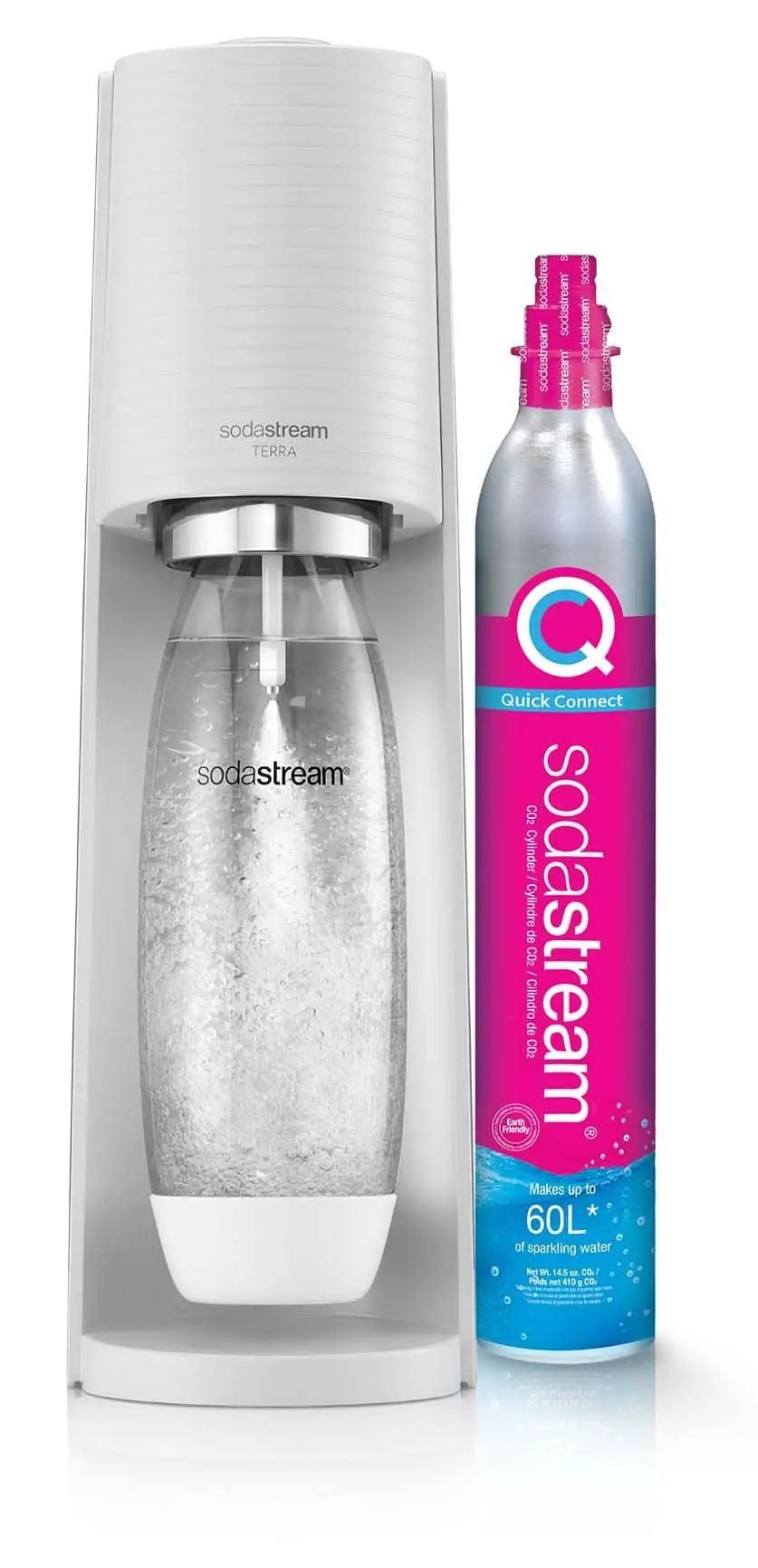 Sodastream Terra Biały + Nabój z gazem CO2 - Dobra cena