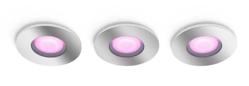 Reflektor Philips Hue White and Colour Ambiance Xamento 3szt Chrom