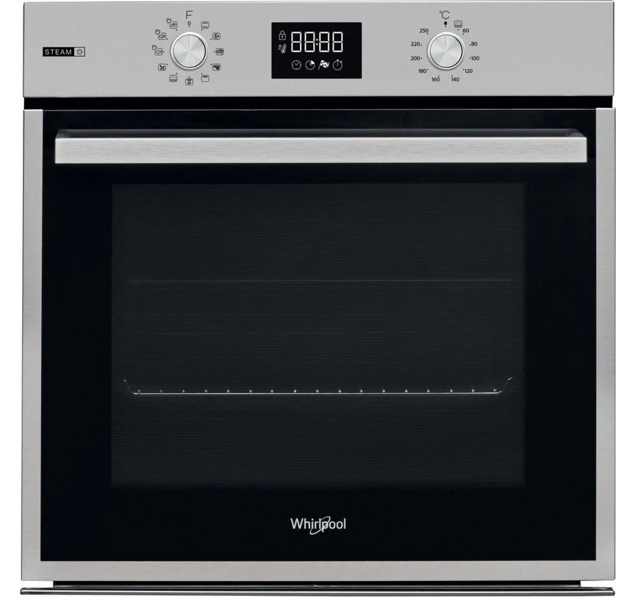 Piekarnik elektryczny parowy Whirlpool OAS KC8V1SW IX Steam Termoobieg Inox