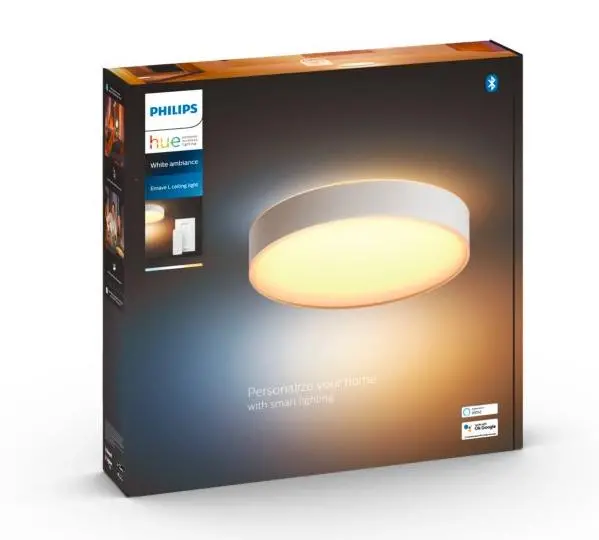 Lampa sufitowa Philips Hue White Ambiance Enrave Biały