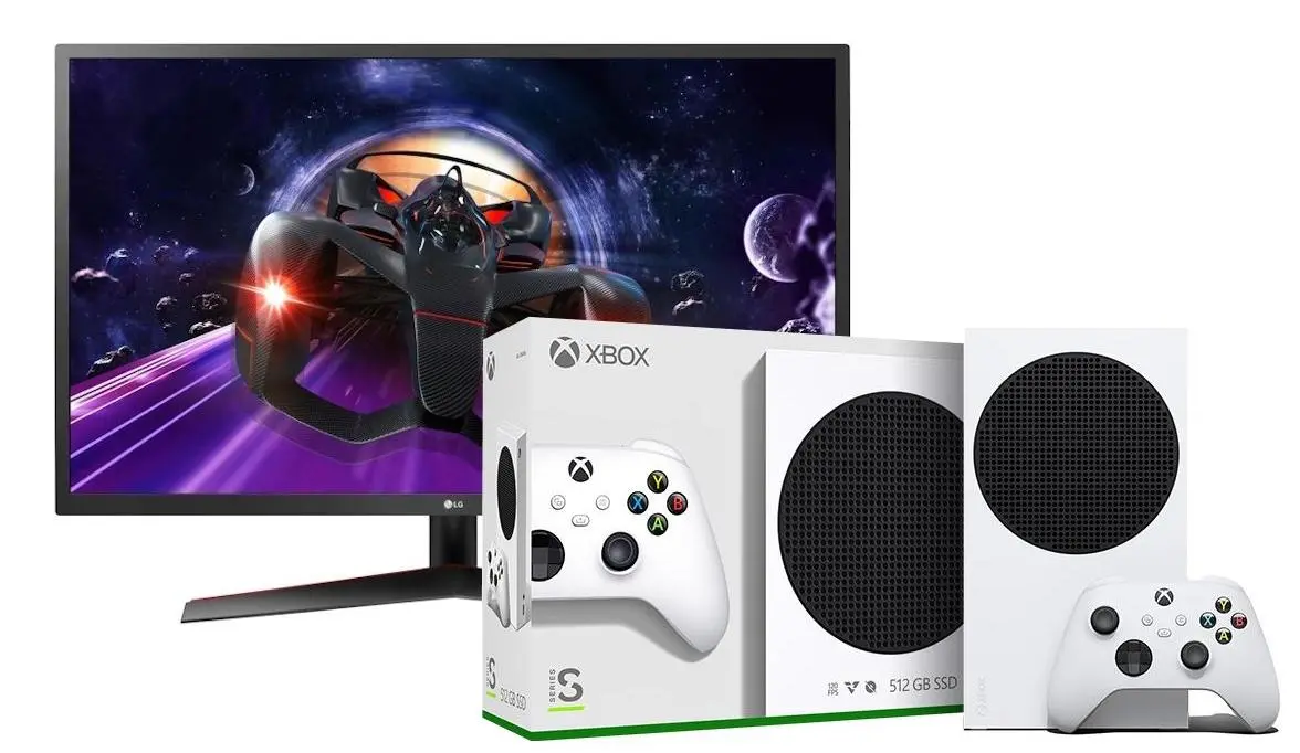 Konsola Xbox Series S 512GB + Monitor LG 32MP60G-B
