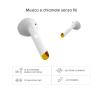 Słuchawki bezprzewodowe Jaz TWS Hoox - dokanałowe - Bluetooth 5.0 - biały