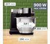 Robot kuchenny Bosch MUMS2VM00 Silnik 900W  Kompaktowe wymiary