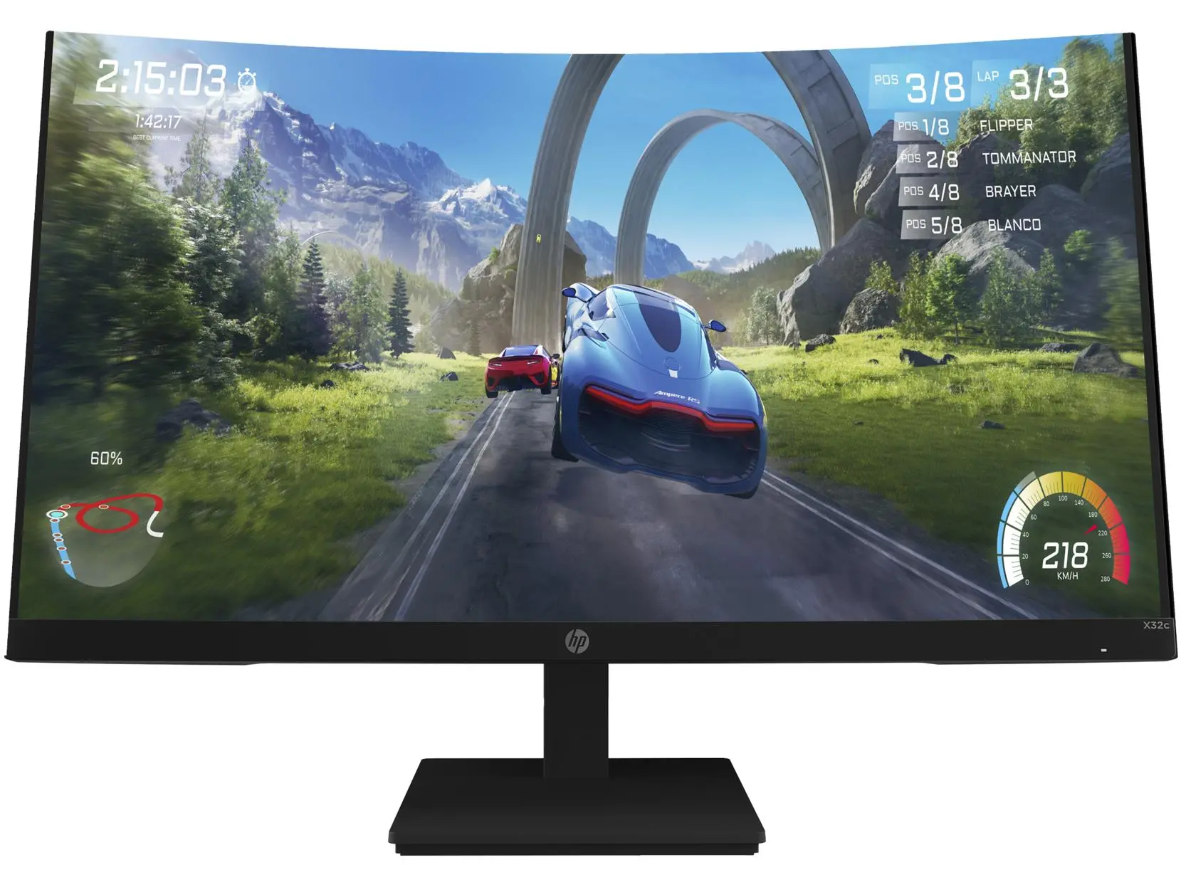 Monitor HP X32c  32" Full HD VA 165Hz 1ms Zakrzywiony Gamingowy