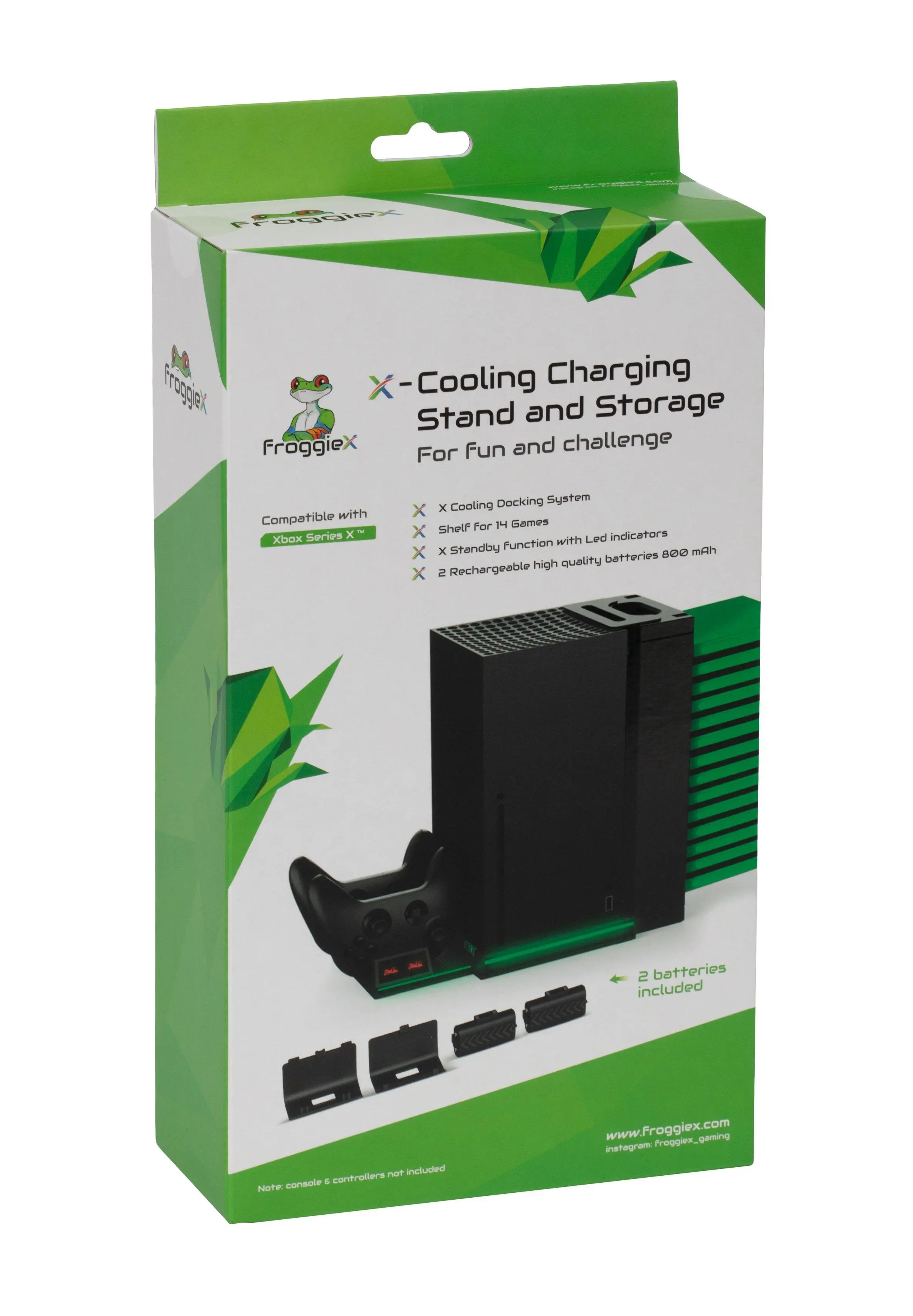 Podstawka FroggieX FX-XS-C1-B multifunkcyjna do konsoli Xbox Series X