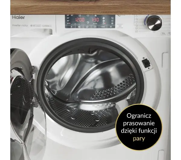 Haier Seria 4 HWQ90B416FWB-S 9kg 1600obr/min - DRUGI -30%, ALBO 5-TY ZA 1ZŁ - Kup na Raty - RRSO 0%