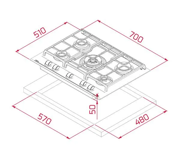 Teka GZC 75330 XBC WH (E4) 70cm - DRUGI -30%, ALBO 5-TY ZA 1ZŁ - Kup na Raty - RRSO 0%