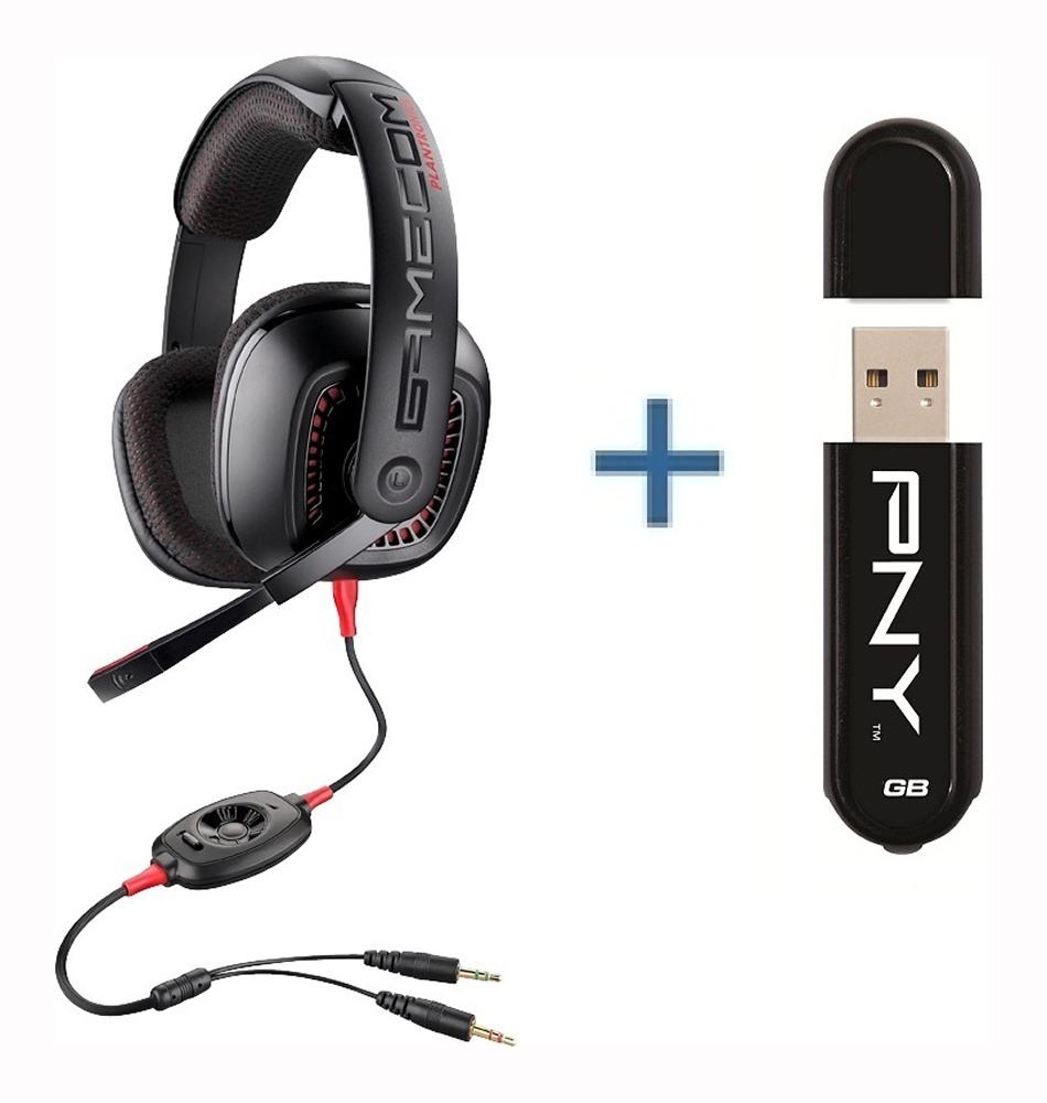 Słuchawki przewodowe z mikrofonem Plantronics GameCom 367 + PenDrive 16GB