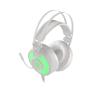 Słuchawki przewodowe z mikrofonem Genesis Neon 600 RGB Nauszne Biały