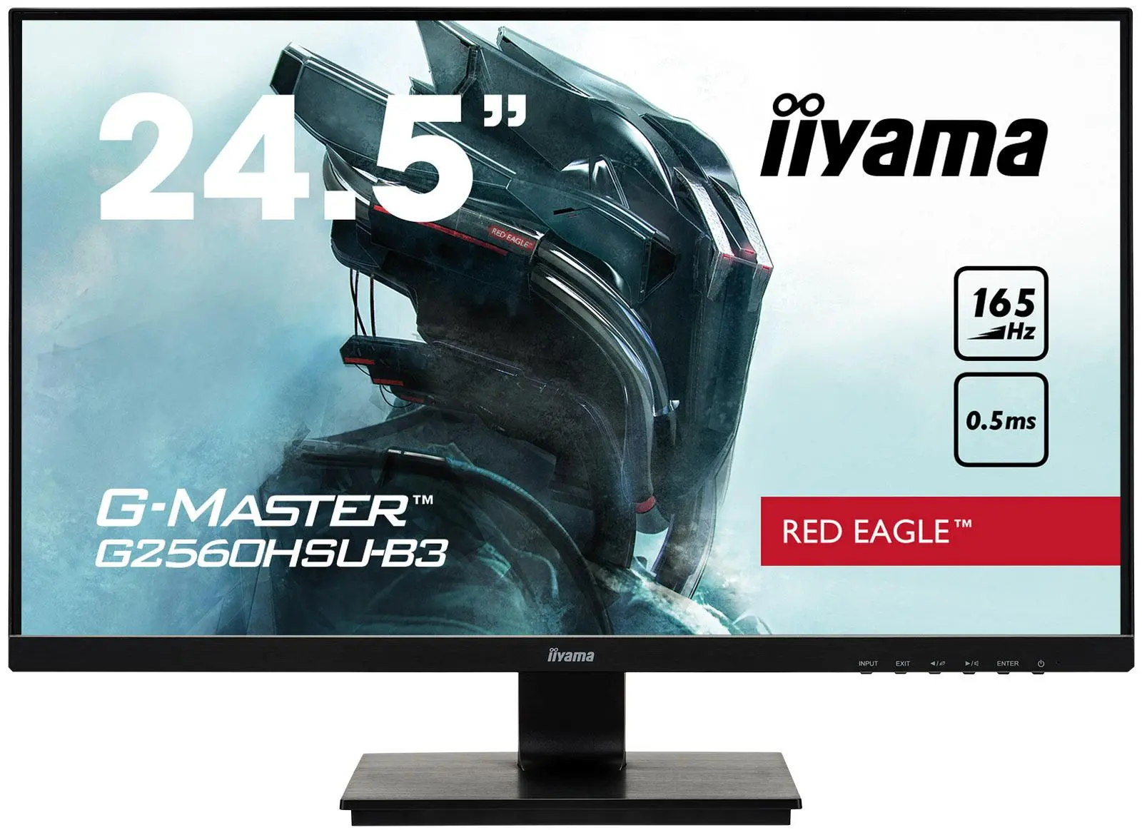 iiyama PC モニター　G-Master G2530HSU iiyama G-Master G2530HSU Black Hawk - Monitory LED 24