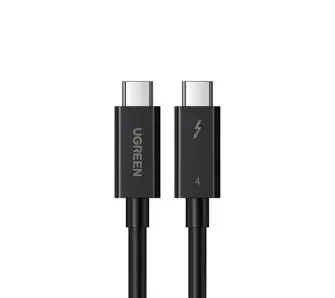 Kabel USB UGREEN USB-C Thunderbolt 4 100W 0.8m 4K Czarny