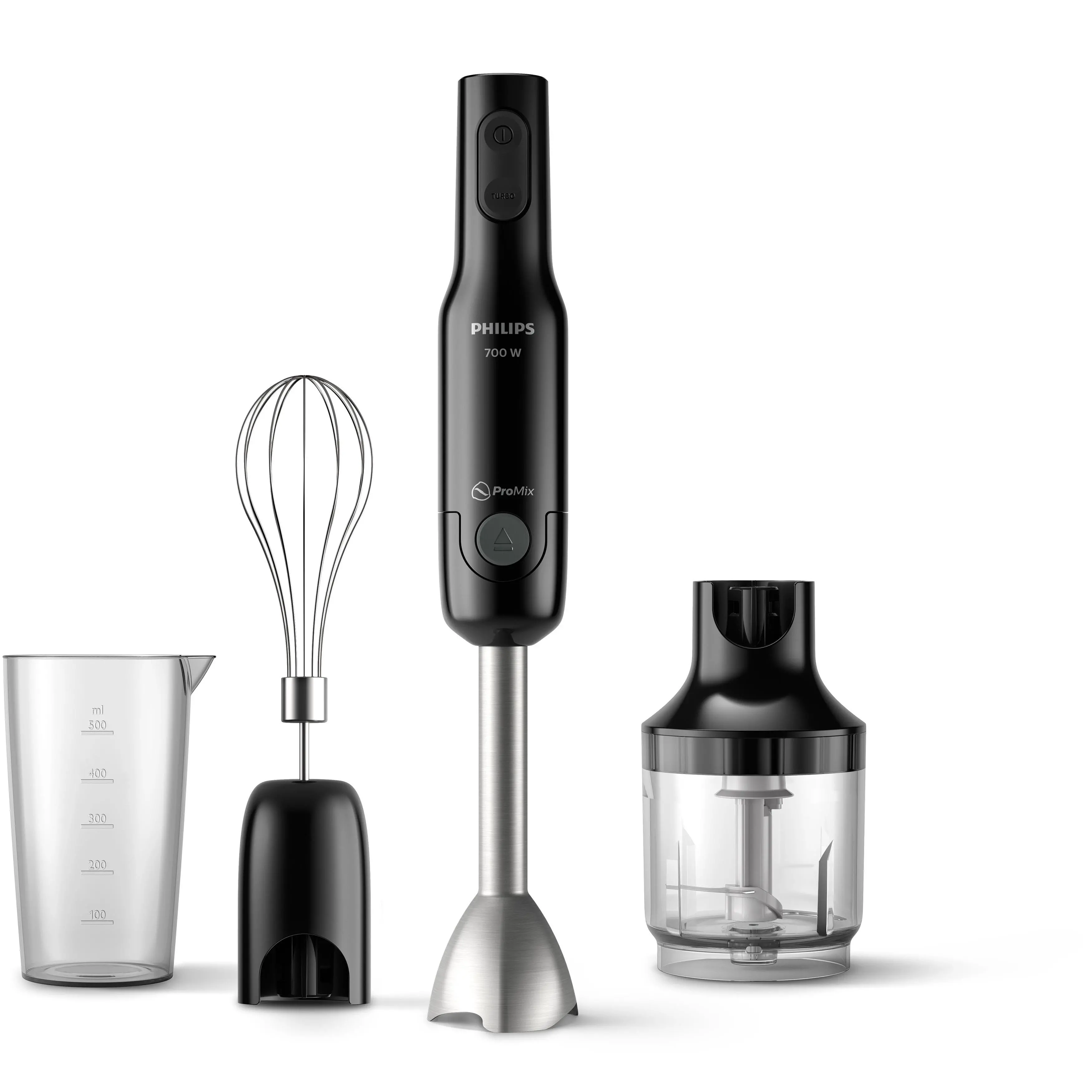 Blender Philips ProMix HR2543/90 700W Mini rozdrabniacz Końcówka do ubijania