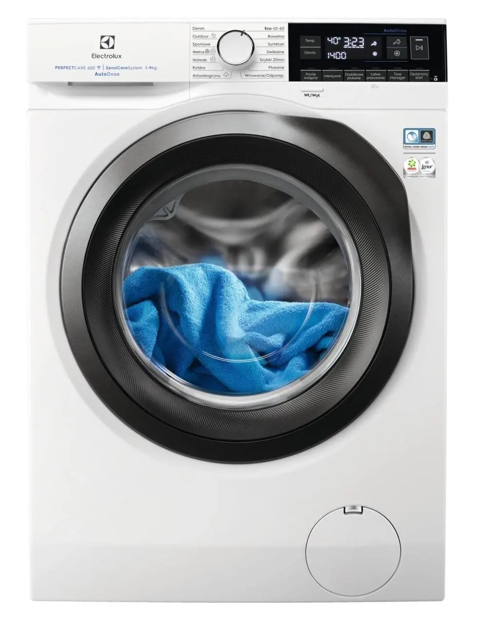 Pralka Electrolux 600 SensiCare EW6F349BSPA 9kg 1400obr/min Zdalne sterowanie