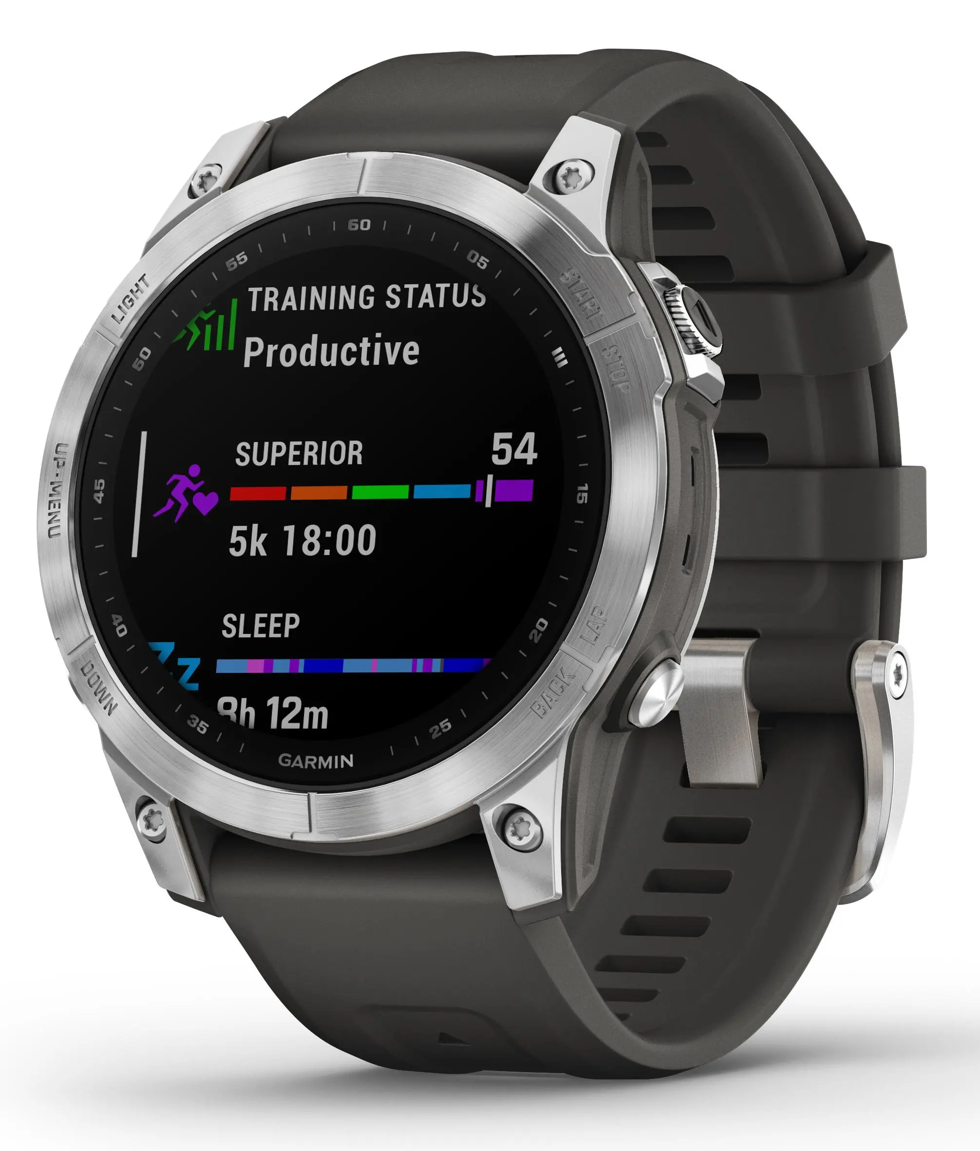 Smartwatch Garmin Fenix 7 47mm GPS  Srebrno-grafitowy