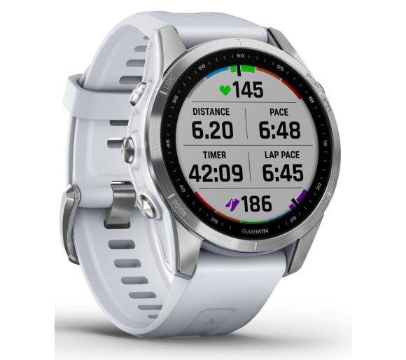 Smartwatch Garmin Fenix 7S (srebrno-biały)