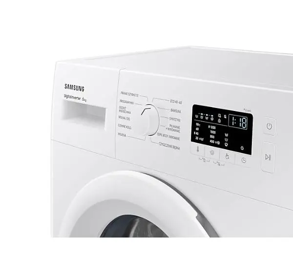 Samsung WW60A3120WE Slim 6kg 1200obr/min - DRUGI -30%, ALBO 5-TY ZA 1ZŁ - Kup na Raty - RRSO 0%