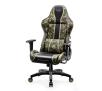 Fotel Diablo Chairs X-One 2.0 Normal Size Legion Gamingowy do 136kg Skóra ECO Tkanina Czarno-zielony