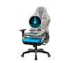 Fotel Diablo Chairs X-One 2.0 Normal Size Legion Gamingowy do 136kg Skóra ECO Tkanina Czarno-zielony