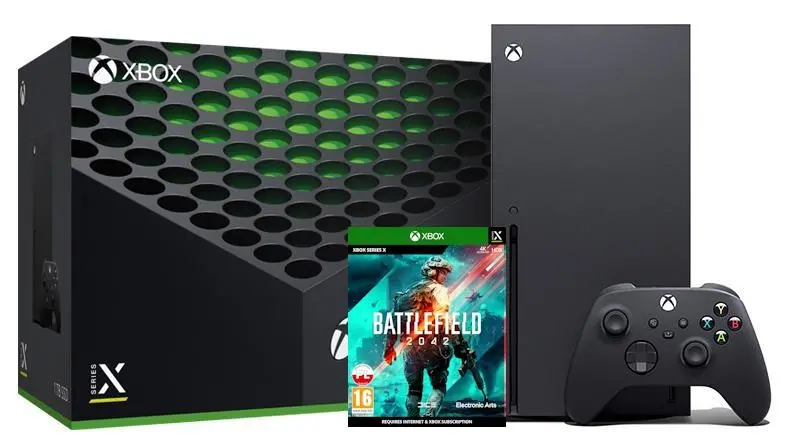 Konsola Xbox Series X 1TB z napędem + Battlefield 2042