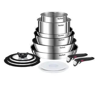 Tefal Ingenio Emotion L897SD74 Indukcja Stal nierdzewna 13 elementów - Kup na Raty - RRSO 0%