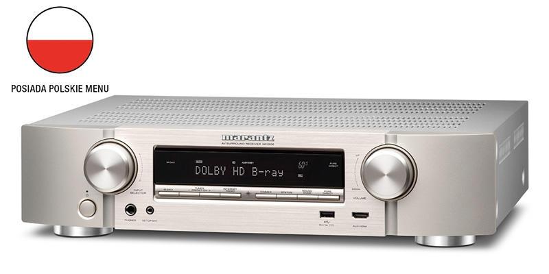 Amplituner Marantz NR1506 (srebrno-złoty)