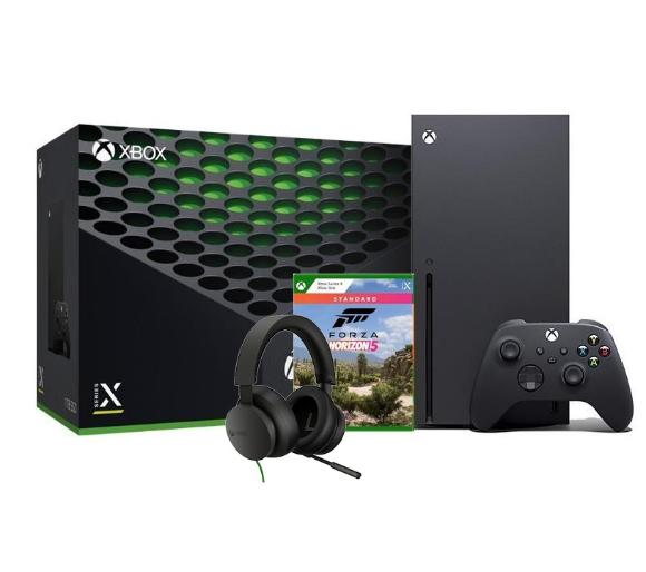 konsola Xbox Series X Xbox Series X + Forza Horizon 5 + + słuchawki Stereo Headset przewodowy
