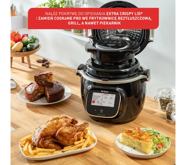 Tefal Cook4me Touch Wi-Fi CY9128 1600W 6l Kosz do gotowania na parze - Kup na Raty - RRSO 0%