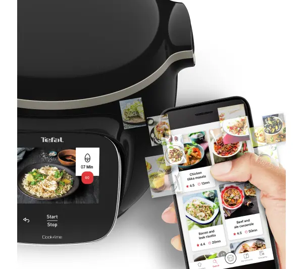 Tefal Cook4me Touch Wi-Fi CY9128 1600W 6l Kosz do gotowania na parze - Kup na Raty - RRSO 0%