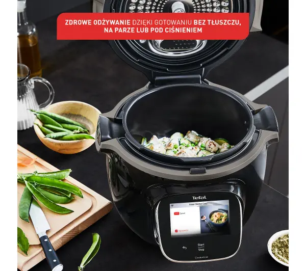 Tefal Cook4me Touch Wi-Fi CY9128 1600W 6l Kosz do gotowania na parze - Kup na Raty - RRSO 0%