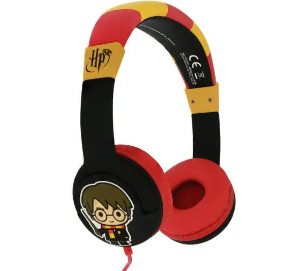 OTL Technologies Harry Potter Nauszne Czarno-czerwony