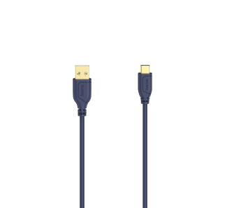 Kabel Hama USB-C USB-A 2,0 Flexi-slim 0,75 m 200635