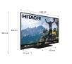 Telewizor Hitachi 65HK5300 65" LED 4K Smart TV Dolby Atmos DVB-T2