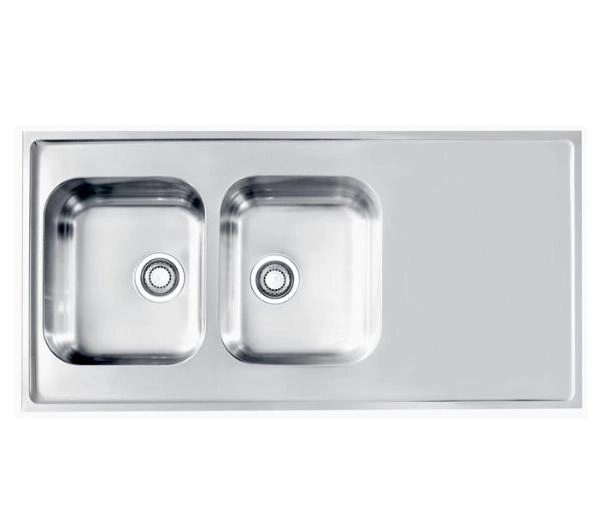 Zlewozmywaki kuchenne - Alveus Classic Pro 100 1130474 Stalowy Satynowy
