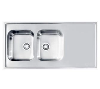 Zlewozmywak Alveus Classic Pro 100 1130474 Stalowy Satynowy