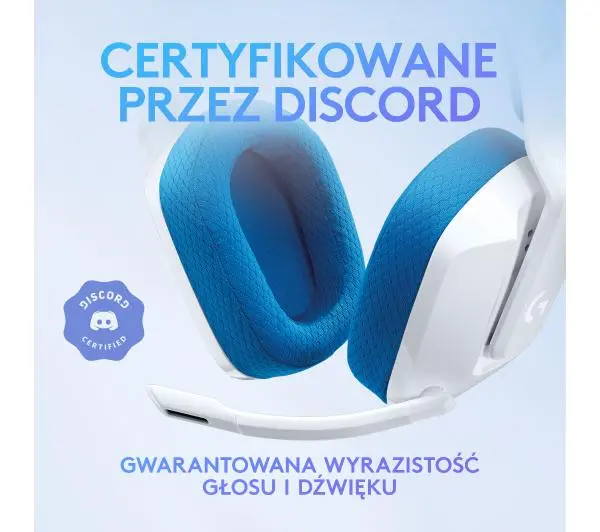 Logitech G335 Nauszne Biały
