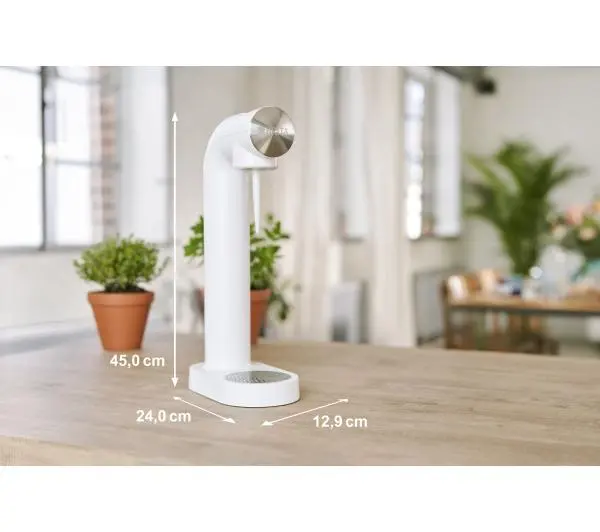 Brita SodaOne Biały + Nabój z gazem CO2