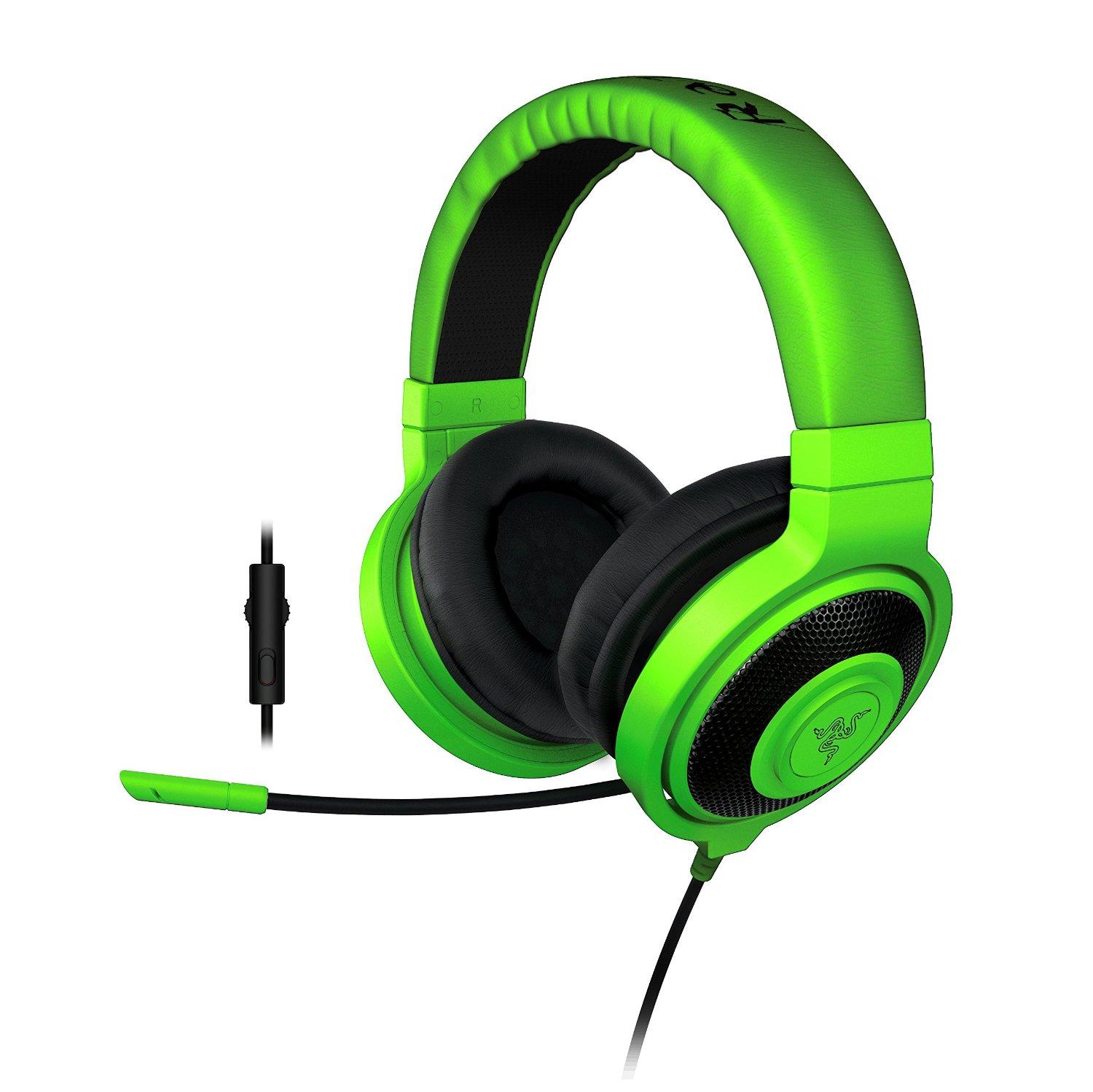 Słuchawki przewodowe z mikrofonem Razer Kraken Pro 2015 - zielony