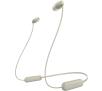 Słuchawki bezprzewodowe Sony WI-C100 Dokanałowe Bluetooth 5.0 Brązowo-szary