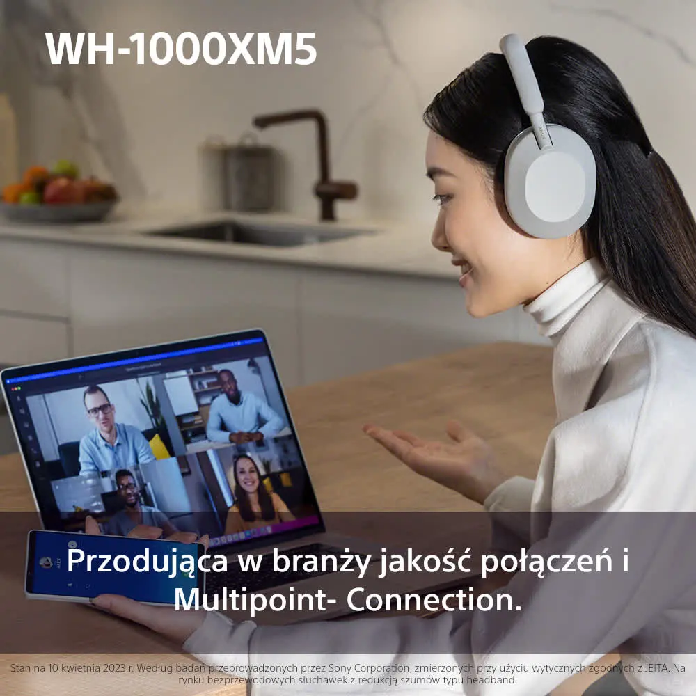 Słuchawki bezprzewodowe Sony WH-1000XM5 ANC Nauszne Bluetooth 5.2 Czarny - Opinie, Cena - RTV EURO AGD Słuchawki bezprzewodowe Sony WH-1000XM5 ANC Nauszne Bluetooth 5.2 Czarny - Opinie, Cena - RTV EURO AGD