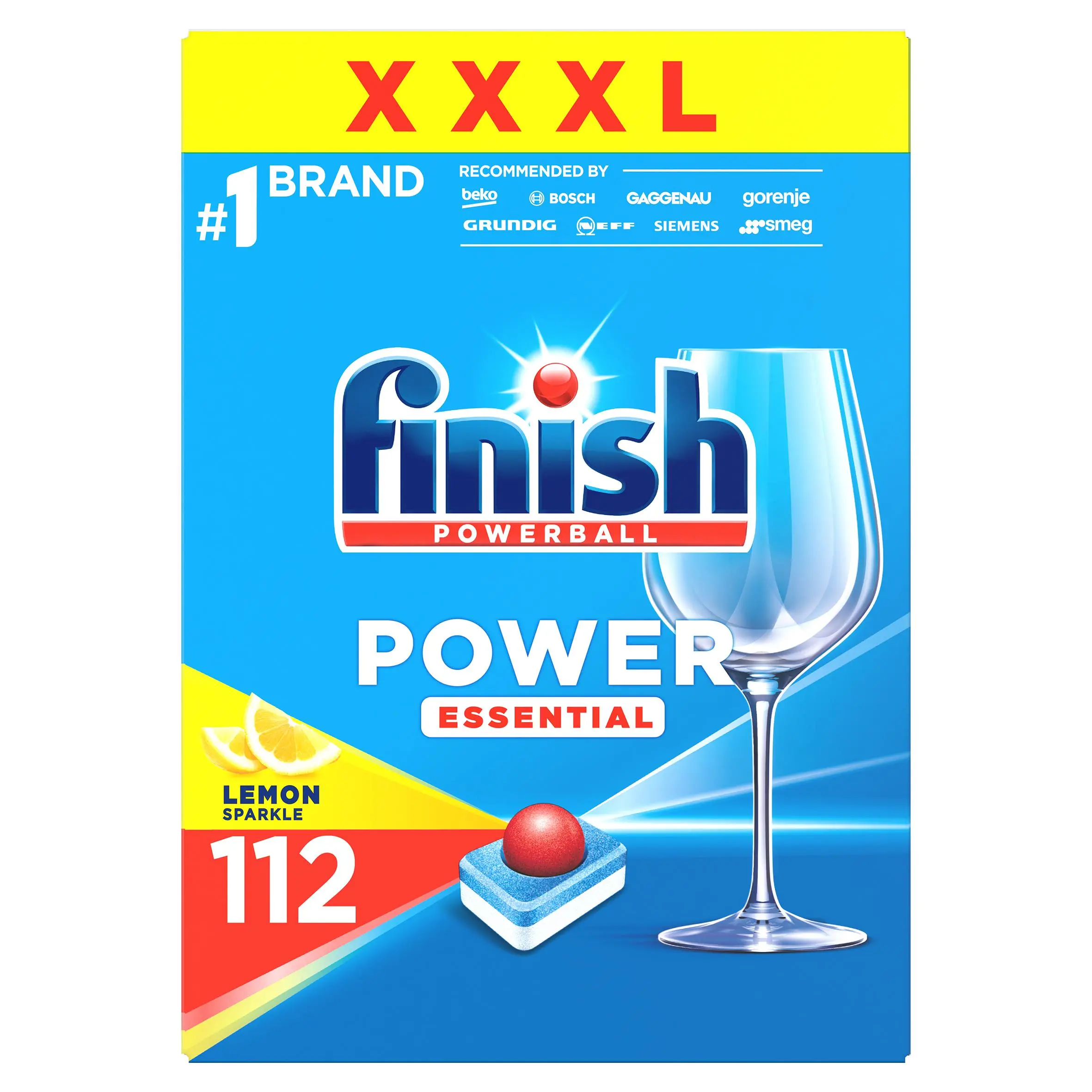 Tabletki do zmywarki Finish Power Essential Lemon 112szt.