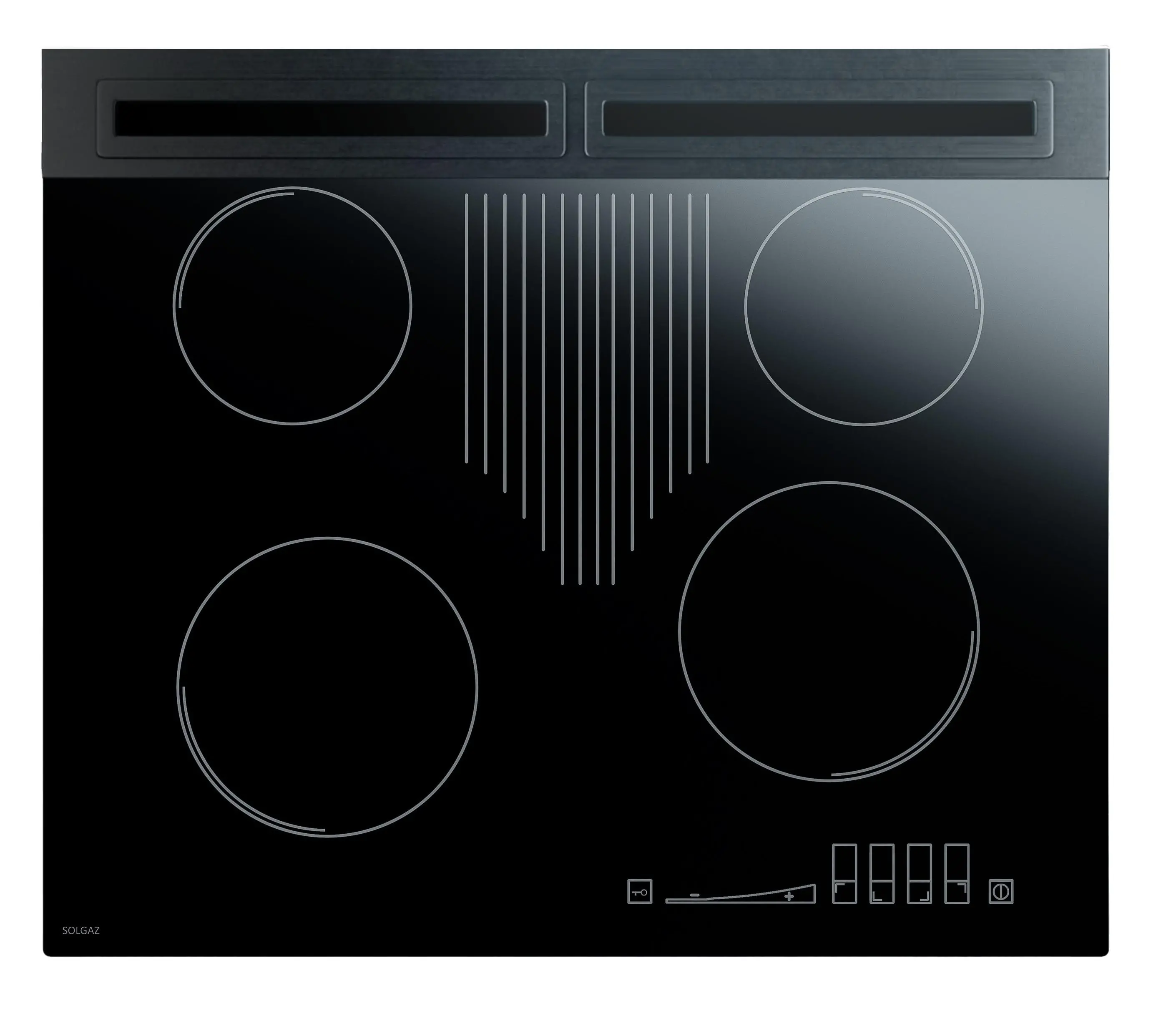 Płyta gazowa Solgaz GPC 4-60 E (LPG) 58cm