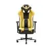 Fotel Diablo Chairs X-Player 2.0 Normal Size  Gamingowy do 150kg Skóra ECO Tkanina Dark sunflower