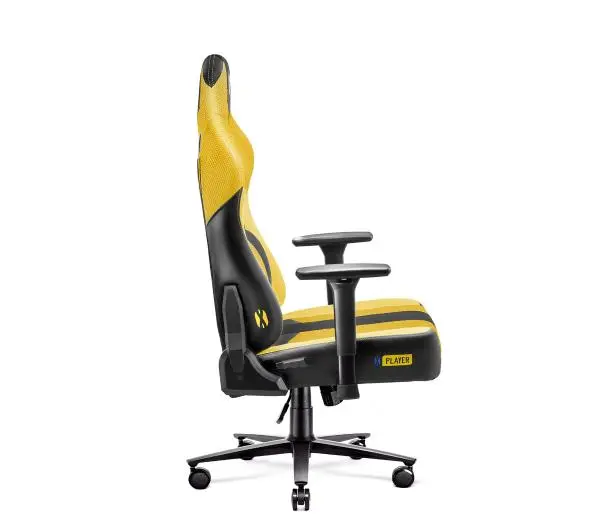 Diablo Chairs X-Player 2.0 Normal Size  Gamingowy do 150kg Skóra ECO Tkanina Dark sunflower  - Kup na Raty - RRSO 0%